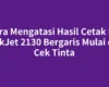 Cara Mengatasi Hasil Cetak HP DeskJet 2130 Bergaris Mulai dari Cek Tinta