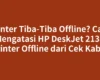 Printer Tiba-Tiba Offline? Cara Mengatasi HP DeskJet 2130 Printer Offline dari Cek Kabel