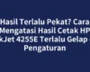 Hasil Terlalu Pekat? Cara Mengatasi Hasil Cetak HP DeskJet 4255E Terlalu Gelap dari Pengaturan