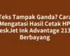 Teks Tampak Ganda? Cara Mengatasi Hasil Cetak HP DeskJet Ink Advantage 2135 Berbayang