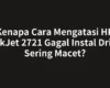 Kenapa Cara Mengatasi HP DeskJet 2721 Gagal Instal Driver Sering Macet?