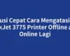 Solusi Cepat Cara Mengatasi HP DeskJet 3775 Printer Offline agar Online Lagi