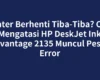 Printer Berhenti Tiba-Tiba? Cara Mengatasi HP DeskJet Ink Advantage 2135 Muncul Pesan Error